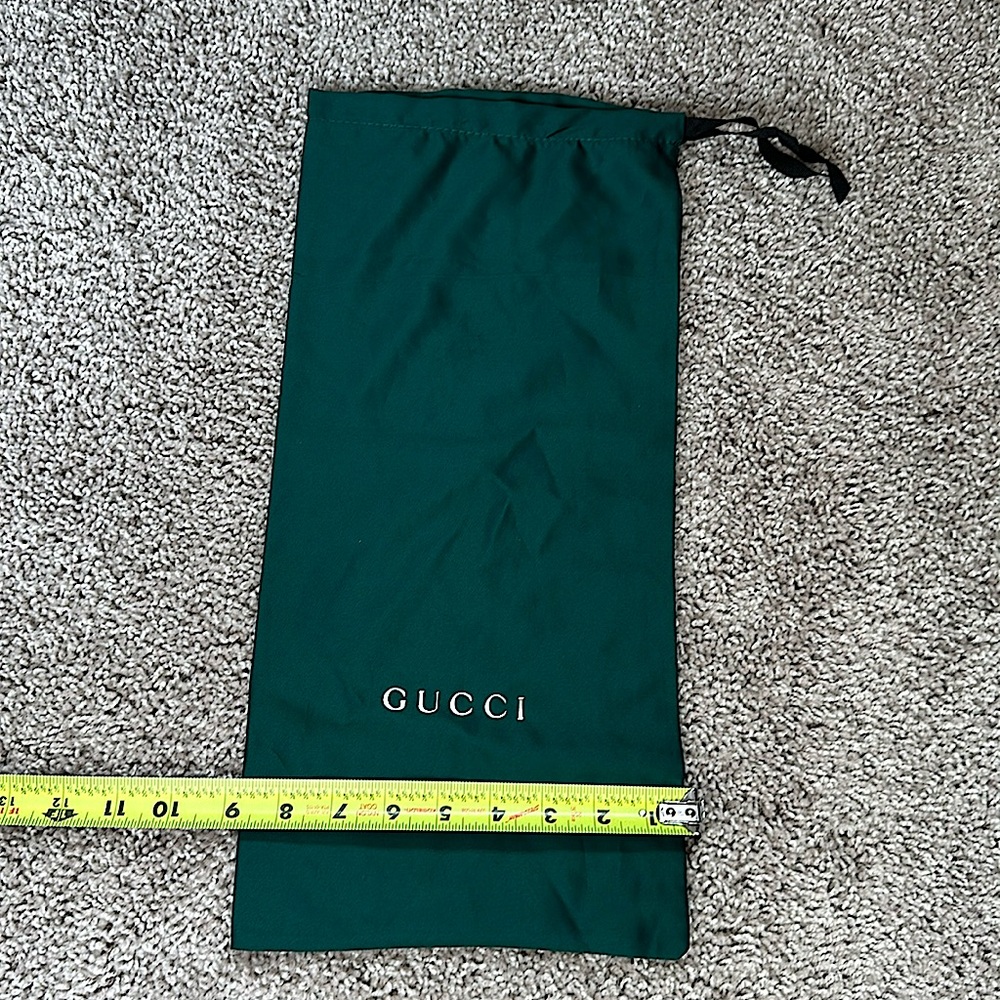 Authentic Gucci Dust Bag Teal Green